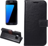Celltex Cover wallet case hoesje Samsung Galaxy S7 zwart