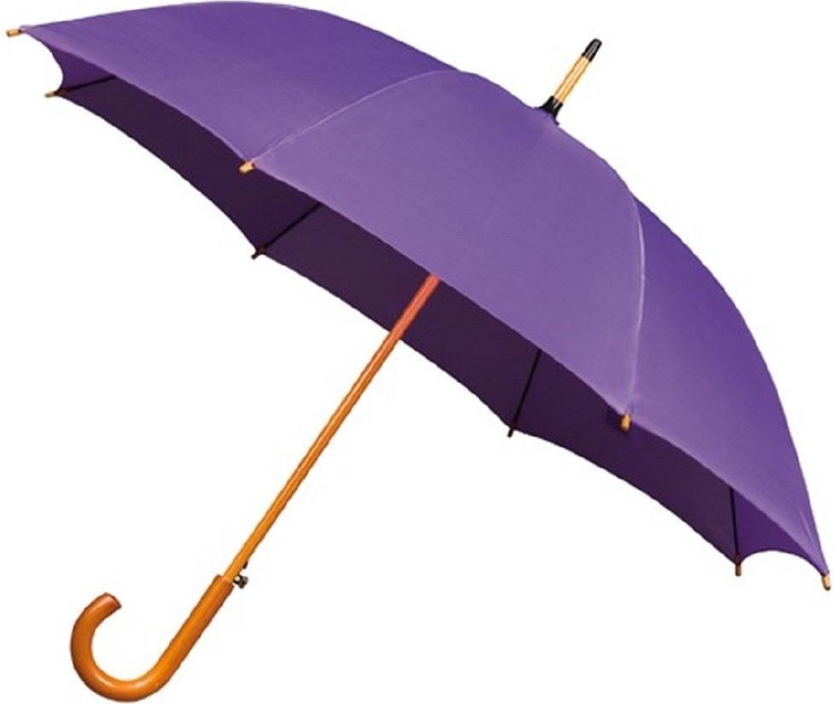 Impliva Trouwparaplu Automatisch En Windproof 102 Cm Paars