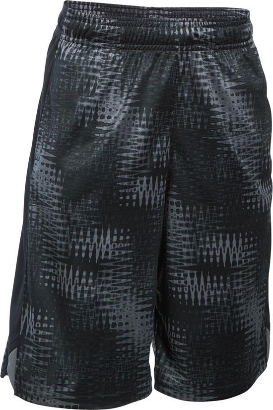 Under Armour - Eliminator Printed Short - Short met Print - 149 - 160 - Grijs