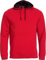 Clique Classic Hoody-35-Rood-M