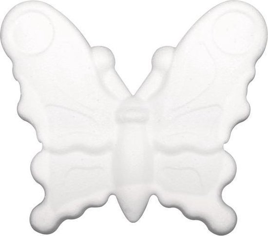 Piepschuim vlinder 12,5 cm