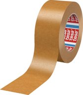Tesakrepp 4319 Lot De 20 Rubans Adhésifs De Masquage En Papier Crêpé Pour Les Courbes Et Les Arrondis Dans Les Travaux De Peinture - Marron - 12 Rouleaux De 50 M X 25 Mm