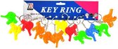12 stuks vogelfluitjes sleutelhanger / uitdeelcadeautjes