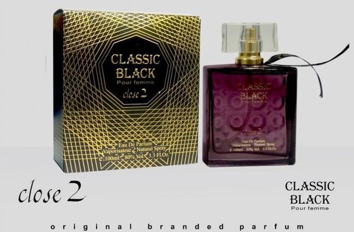 Goedkoopste Close 2 Classic Black for Femme eau de parfum 100ml