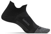 Feetures Elite Ultra Light No Show Tab - Zwart - Hardloopsokken - Sportsokken - Small - 34/37