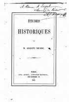 Etudes historiques