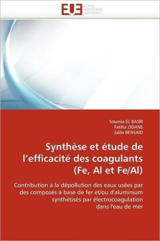 Synthèse et étude de l'efficacité des coagulants (Fe, Al  ... - cover