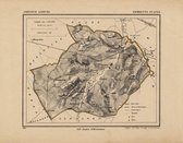 Historische kaart, plattegrond van gemeente Gulpen in Limburg uit 1867 door Kuyper van Kaartcadeau.com