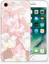 Tenphone Etui Coque pour iPhone SE (2020) | 7/8 Coque Téléphone Belles Fleurs