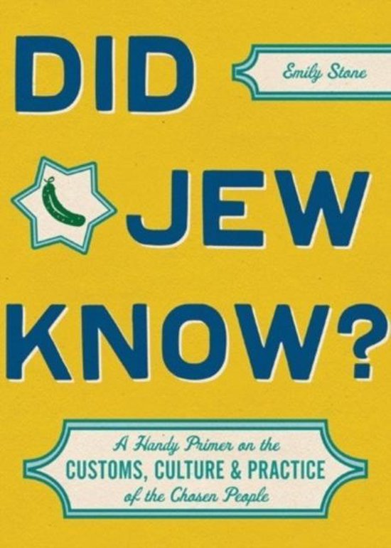 Did Jew Know - cover