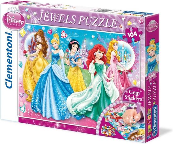 Puzzel 104 stukjes Jewels Disney Princess | bol.com