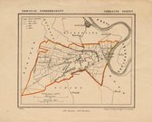 Historische kaart, plattegrond van gemeente Herpen in Noord Brabant uit 1867 door Kuyper van Kaartcadeau.com