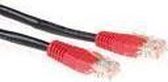 Advanced Cable Technology CAT5E UTP cross-over patchcable black with red connectorsCAT5E UTP cross-over patchcable black with red connectors