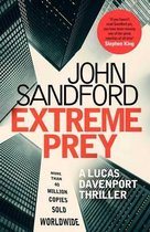 Boek 'Extreme Prey' van John Sandford, een Lucas Davenport thriller. Meerdere exemplaren wereldwijd verkocht.