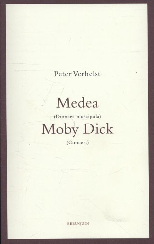 Cover van het boek 'Medea / Moby Dick' van Peter Verhelst
