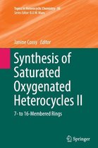 Synthesis of Saturated Oxygenated Heterocycles