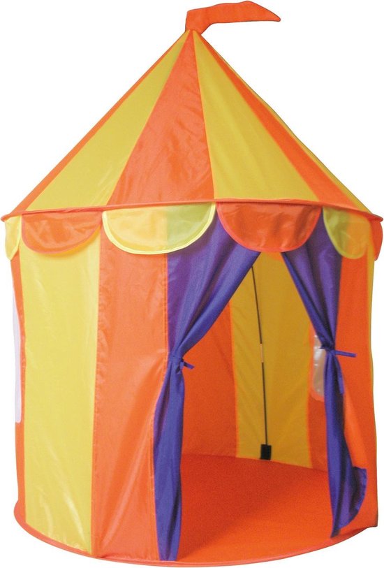 lelijk Goederen Aan de overkant Speeltent Circus 95 X 125 Cm Geel/oranje | bol.com