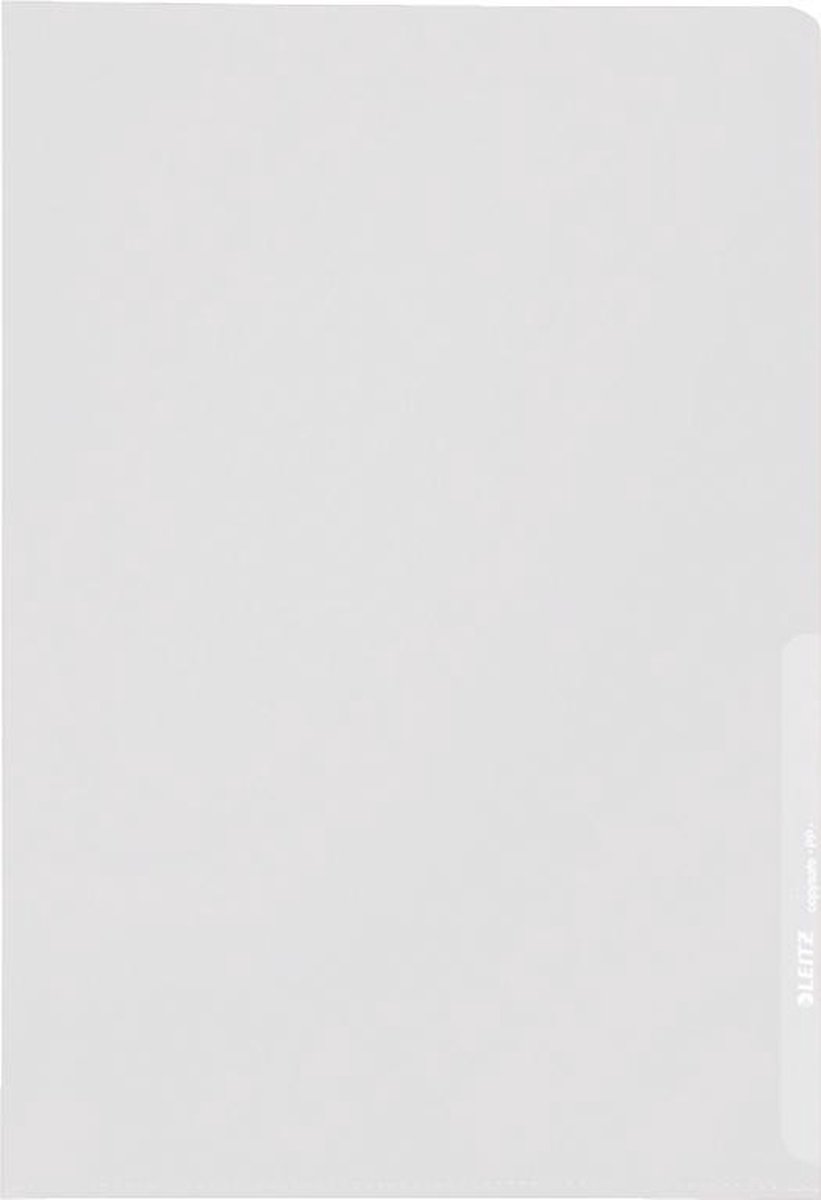 Leitz Hoge Kwaliteit Zichtmap - A4 - 100 stuks - Transparant