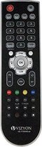 Remote Control for Vizyon 7700HD SE Black// Afstandsbediening voor Vizyon 7700 HD SE Black