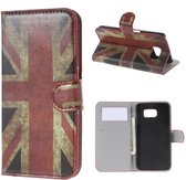 Samsung galaxy S6 UK vlag agenda wallet hoesje