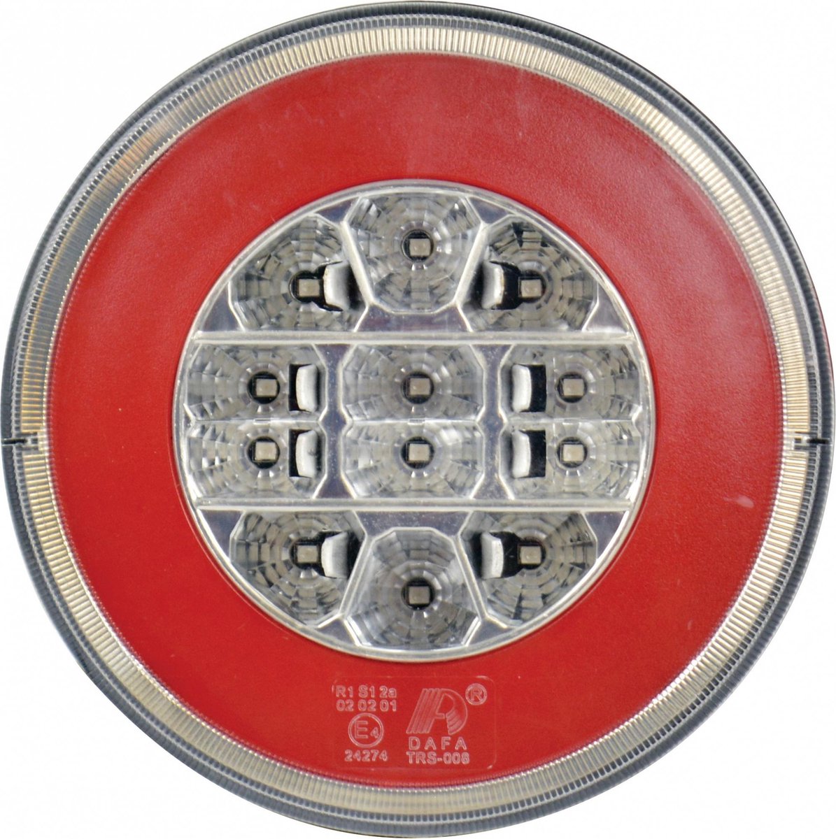 Carpoint led achterlicht - 12 & 24 volt - 3 functies - remlicht, richtingaanwijzer & achterlicht - schroefbevestiging & voor gemonteerde aansluitdraden - diameter 140mm