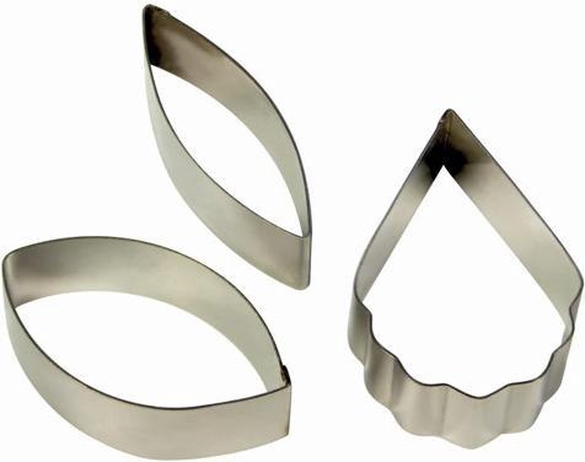 PME Cattleya Orchid flower/Petal cutter set/3