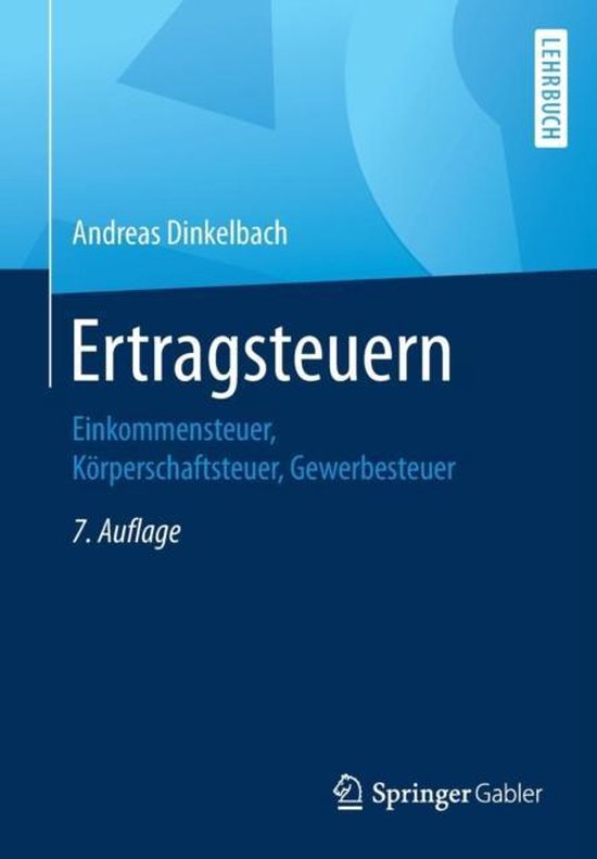 Ertragsteuern - cover