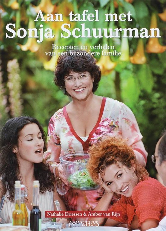 Cover van het boek 'Aan tafel met Sonja Schuurman' van A. van Rijn en N. Driessen