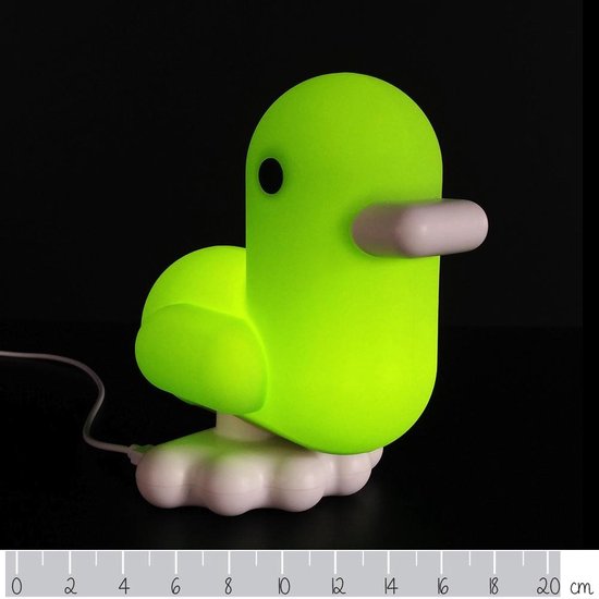 Lampe LED Canar Vert canard - Veilleuse - silicone