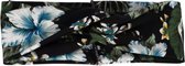 Haarband Bloemen Leaf Zwart| Katoen | Bandana | Fashion Favorite