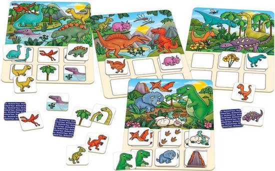 Thumbnail van een extra afbeelding van het spel Orchard Toys Dinosaur Lotto
