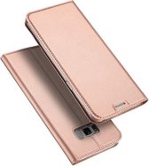 Luxe roze goud agenda wallet hoesje Samsung Galaxy S8 Plus