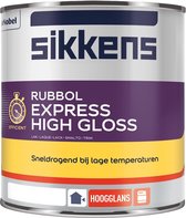 Sikkens Rubbol Express High-Gloss  4-Seizoenen, Wit - 1 Liter