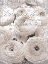 White Roses Vintage Effect Photo Wallcovering