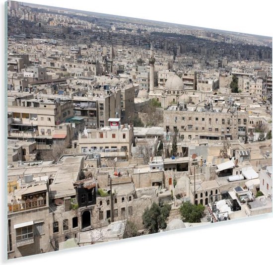 Skyline de la ville d' Aleppo en Syrie Plexiglas 30x20 cm - petit - Tirage  photo sur... | bol.com