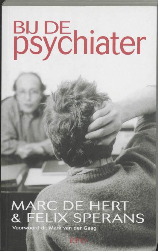 Cover van het boek 'Bij de psychiater' van F. Sperans en M. de Hert