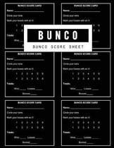 Bunco Score Sheet