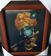 Krishna 3D schilderij