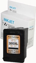 Merkloos – Inktcartridge / Alternatief voor de inkt cartridge voor Hp 300Xl zwart met niveau-indicator wit Label