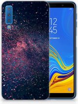 TPU Hoesje Geschikt voor Samsung Galaxy A7 (2018) Design Stars