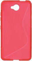 Microsoft Lumia 650 TPU Case Rood met S-Shape