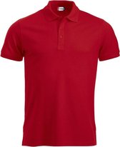 Clique Manhattan Heren Polo Rood maat S