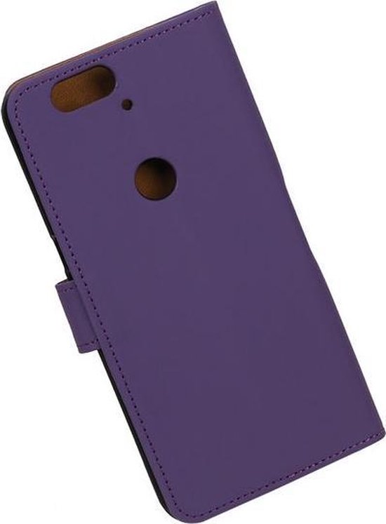 Huawei Nexus 6P - Étui portefeuille violet uni Booktype