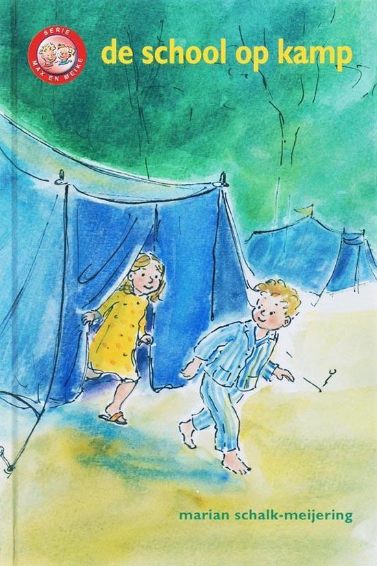 Cover van het boek 'De school op kamp'