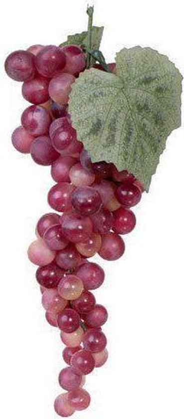 Druiven - tros - paars - kunstplant - 28cm - vitis vinifera - kunstfruit