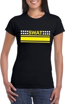 Politie SWAT team logo t-shirt zwart voor dames L