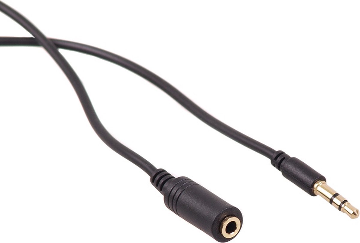 Standaard Verlengkabel 2m Audio Stereo Jack 3.5mm MCTV819 Maclean