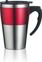 Xd Design Thermosbeker Highland 0,35 Liter Rvs/abs Rood/zilver