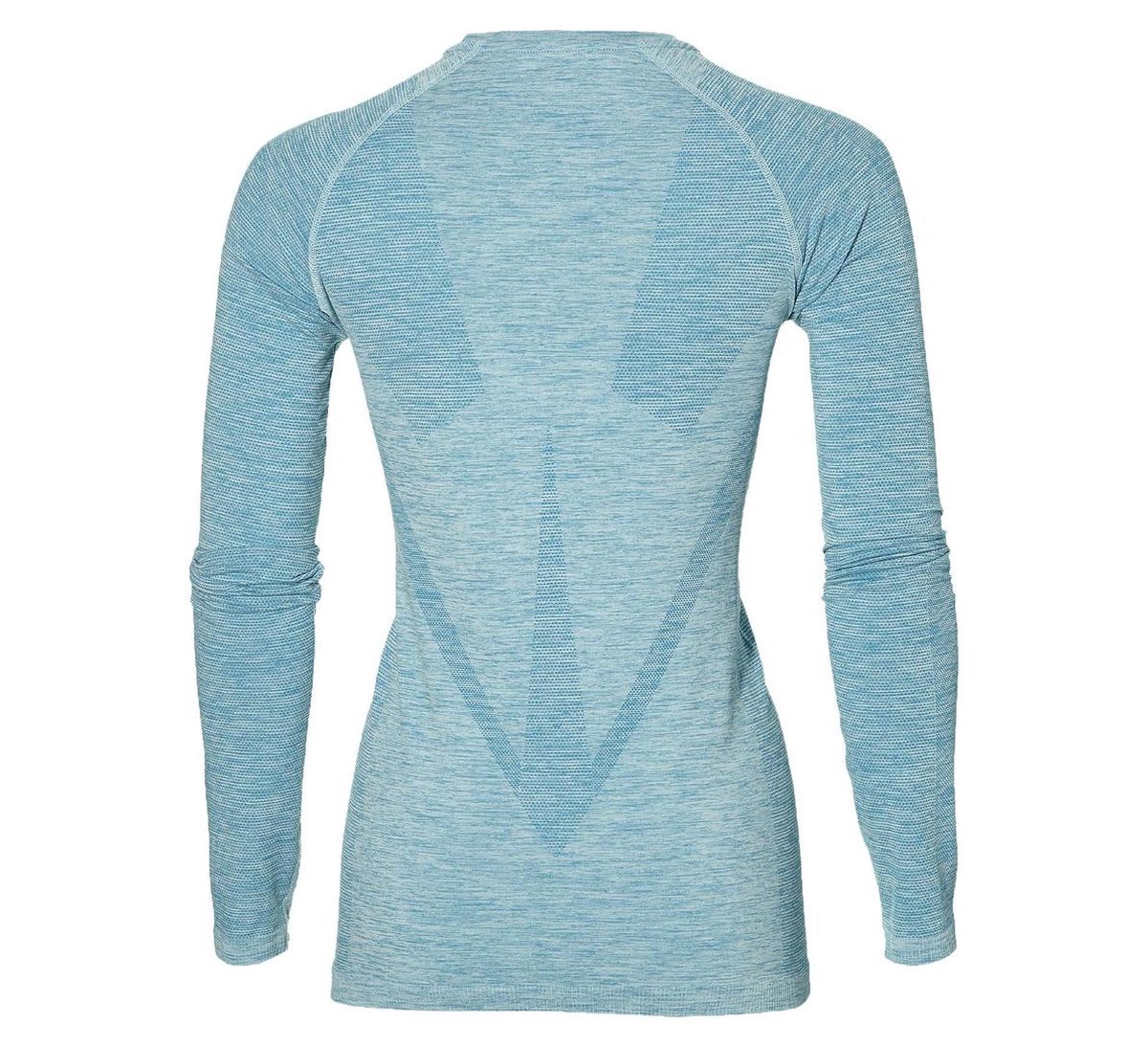 Sportshirt Basic Uni Lange mouw Dames - LIME