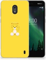 Coque pour Nokia 2 Housse TPU Silicone Etui Leopard Bébé